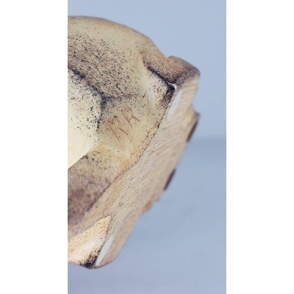 Border Fine Arts Cubist Cat Kitten Lying Down Figurine HTF RARE - Picture 7 of 7